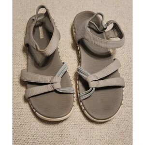 Skechers‎ Women's Yoga Foam On the Go Strappy Sandals Gray Size US 11